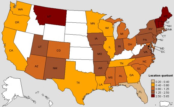 States with the highest