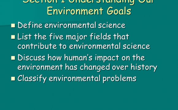 Environmental science List