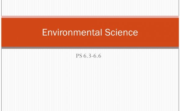 PS 6.3-6.6 Environmental