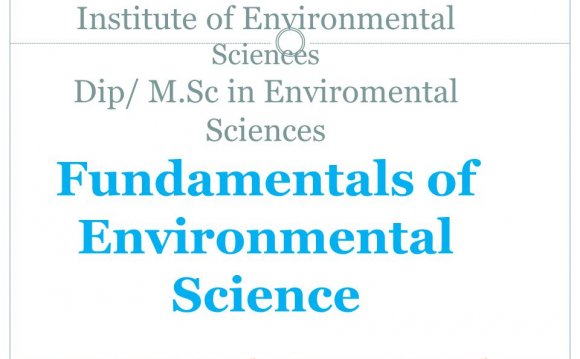 Sciences Fundamentals of