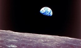 Apollo 8 view of earthrise over the moon was uesd on first Whole Earth catalog