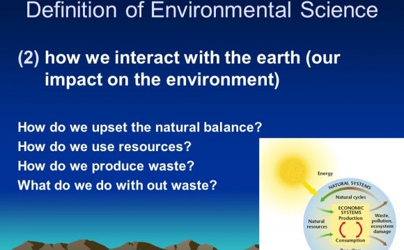 Definition of Environmental Science