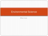 Environmental Science Standards