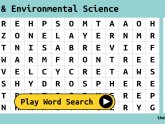 Environmental Science Word Search