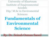 Fundamentals of Environmental Science