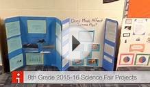 2015-16 8th Grade Science Fair Projects