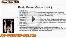 Career Goals: Examples of Career Goals and Objectives