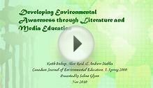 Developing Environmental Awareness Through Literature And