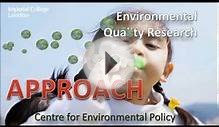 Environmental Quality Research - 1. SCIENTIFIC APPROACH