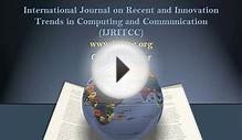 International Journal IJRITCC (SJIF Impact Factor (SJIF
