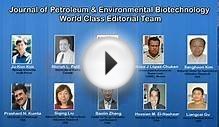 Journal of Petroleum & Environmental Biotechnology | OMICS