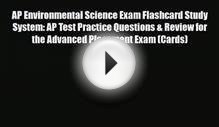 [PDF Download] AP Environmental Science Exam Flashcard