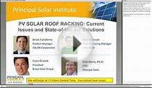 PV SOLAR ROOF RACKING: Current Issues and State-of-the-Art