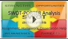 SWOT PORTER Assignment, writing, Science homework, Science